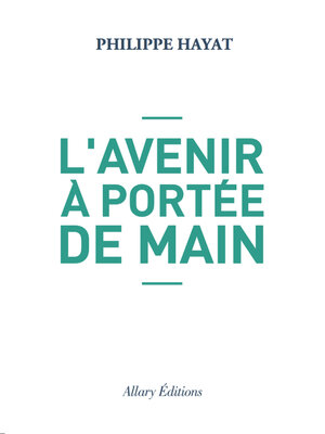 cover image of L'avenir à portée de main